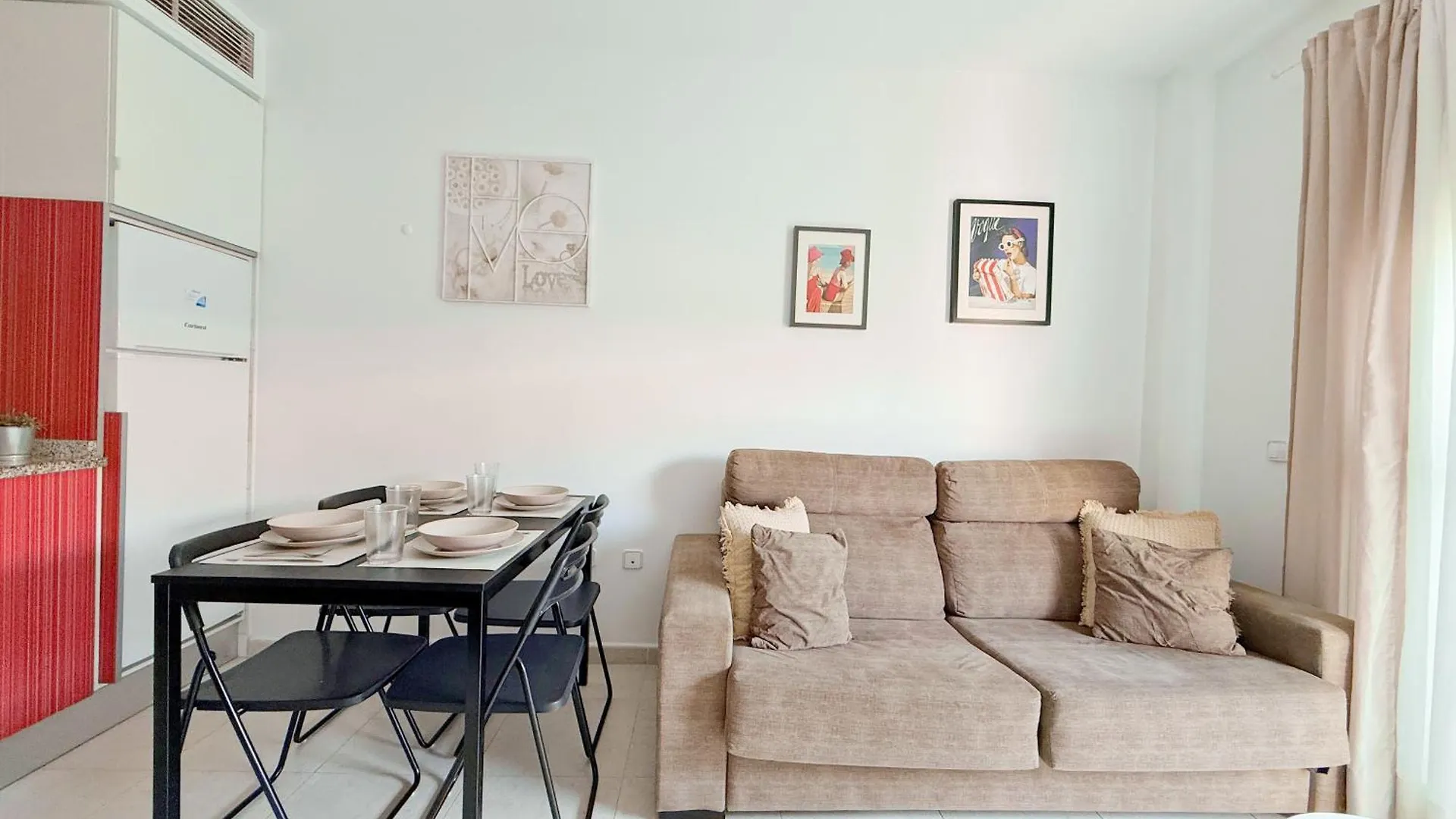 Apartamento Laguna Beach En Vera Playa Ac Jardin Privado Y Parking
